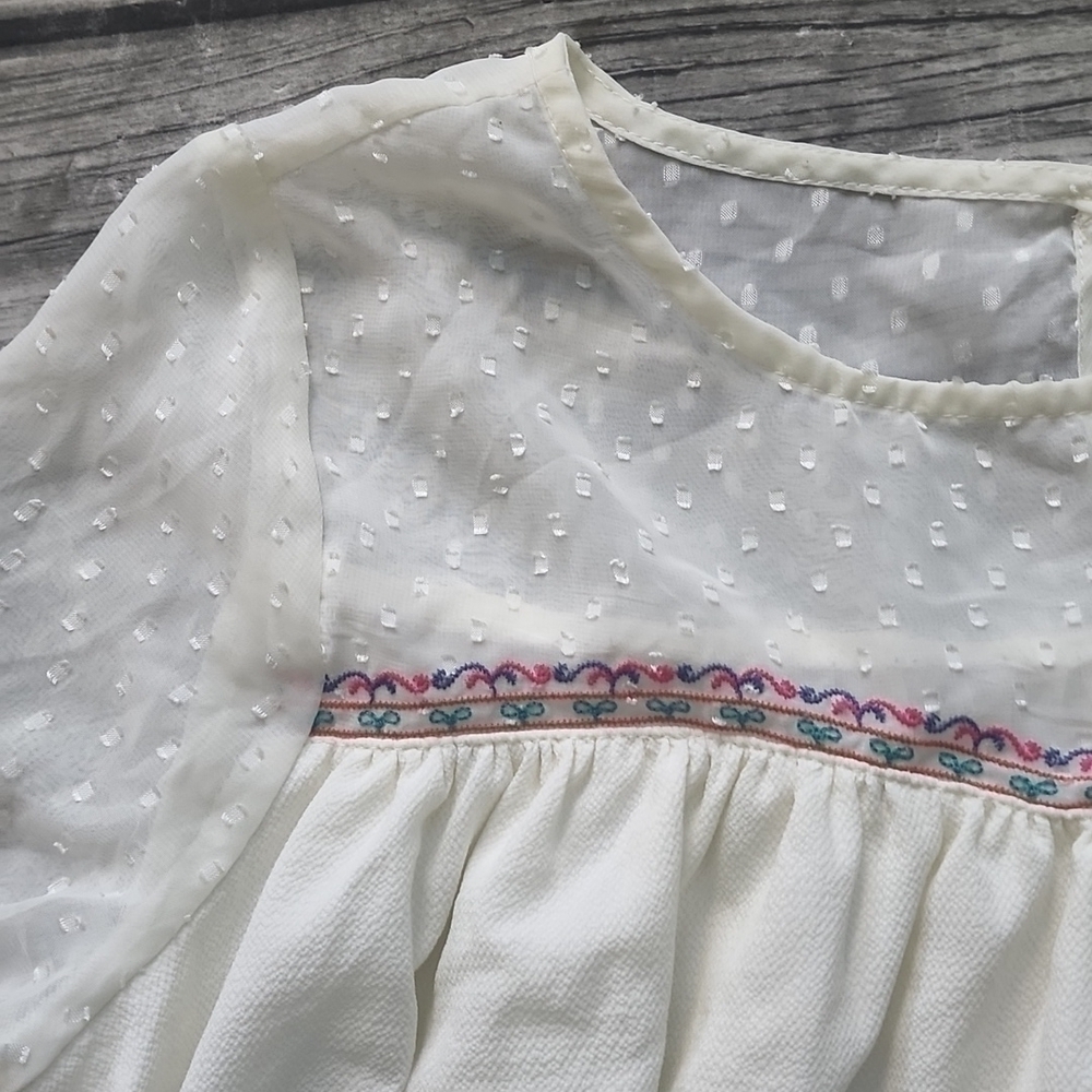 Umgee Babydoll Dress/Tunic Sz Large - Picture 3 of 6